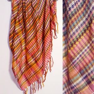 Scarf NWOT Plaid